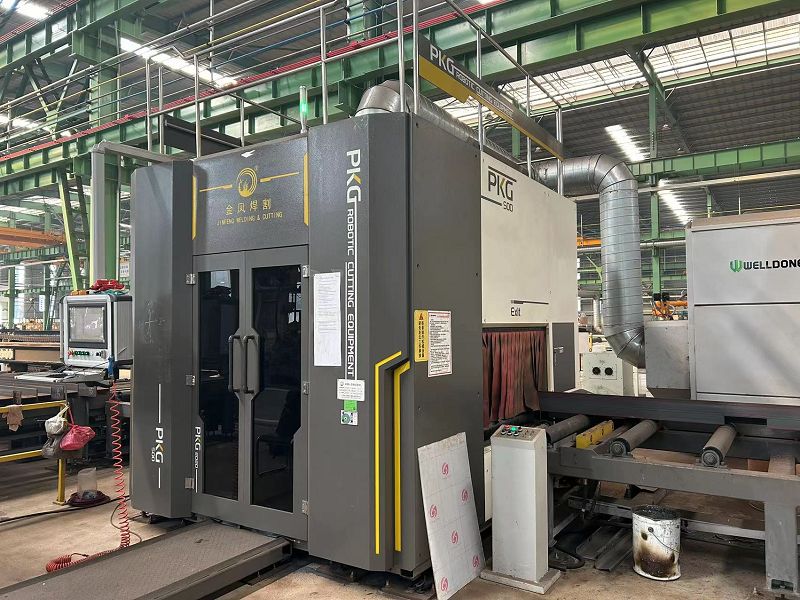 PKGPKG robot steel cutting line001 PKGPKG robot steel cutting line001